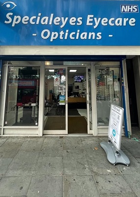 Specialeyes Eyecare optician nhs services Upton Park